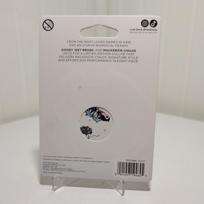 Mackenzie Childs Goody Mirror Compact New Black And White 