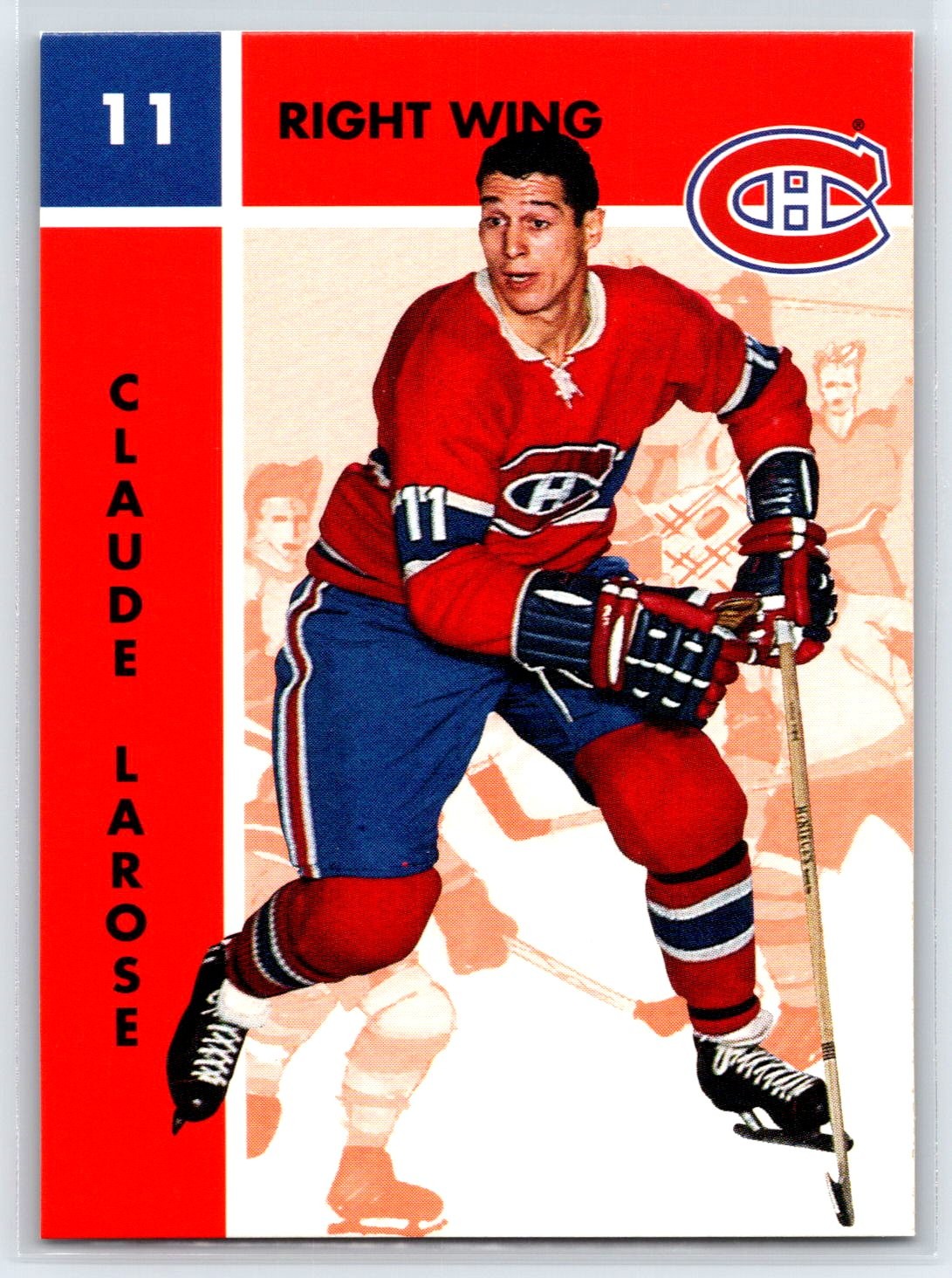 1995-96 Parkhurst 1966-67 Claude Larose Montreal Canadiens #69