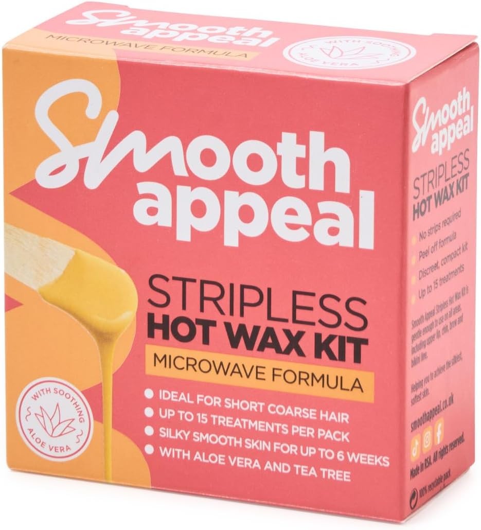 Microwave Formula Facial Hair Remover Wax - Professional Hair Remover for Smoot