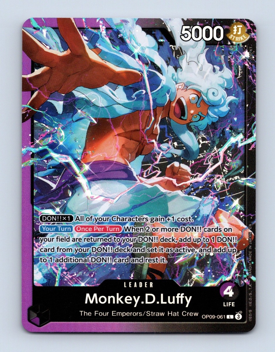 Monkey D Luffy OP09-061 Starter Deck 26 PURPLE/BLACK | eBay