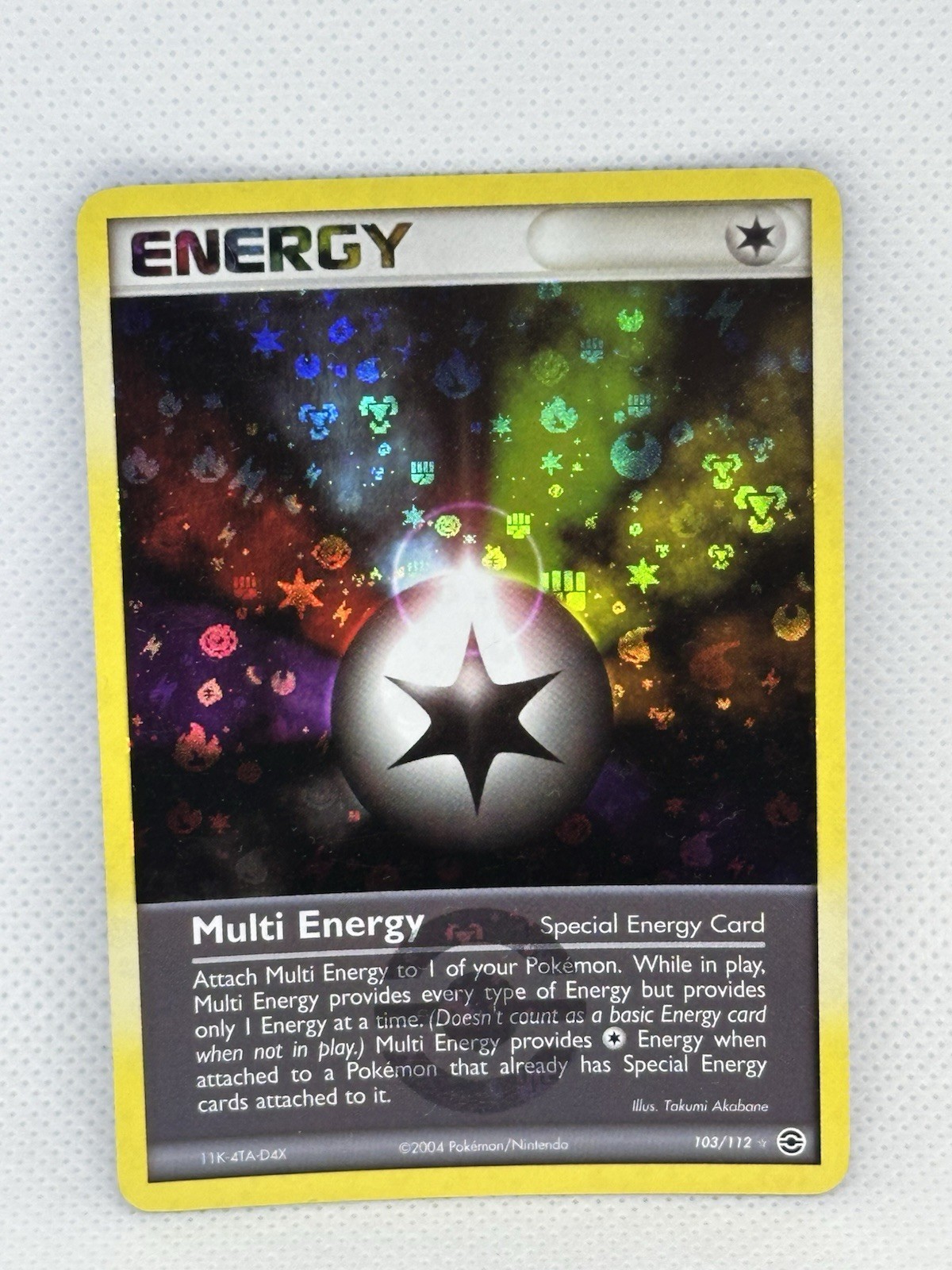 Multi Energy 103/112 Reverse Holo Pokemon EX FireRed & Leafgreen 2004 NM-MINT