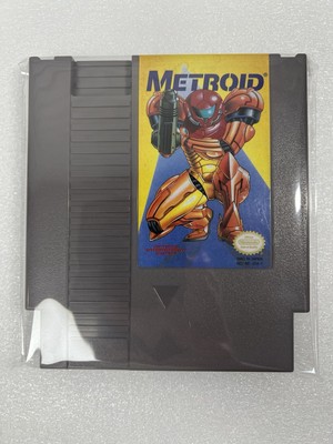 Metroid (Nintendo NES, 1987) Authentic - TESTED & Working - Yellow Label - Good