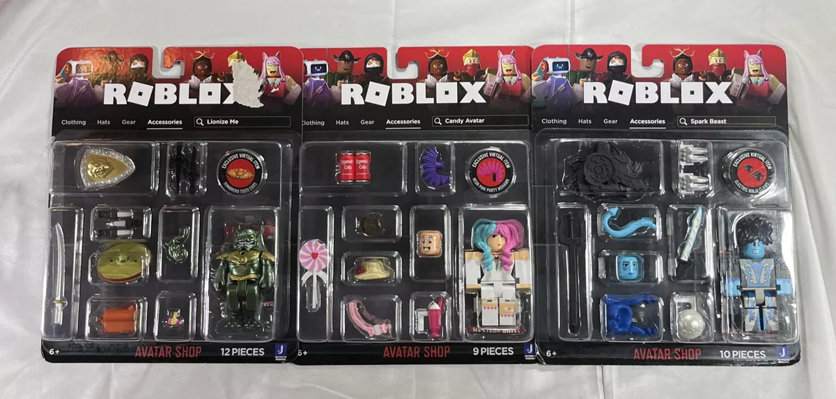 Boneco Roblox Avatar Shop - Pack Figura Candy + Cód Virtual