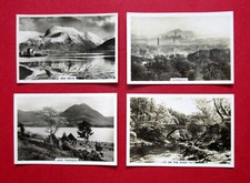 SENIOR SERVICE  4  PHOTO  1939 CIGARETTE CARDS  BEAUTIFUL SCOTLAND  12-13-14-15