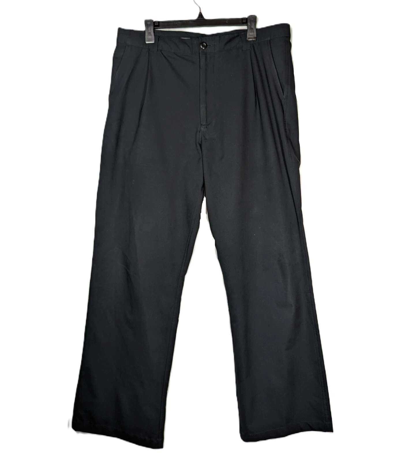 Under Armour Golf Pants Mens Size 36 x 31 Black Performance Stretch Straight Leg