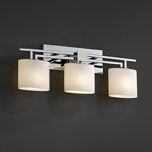 Justice Design Group FSN-8703-30-OPAL-DBRZ - Accesorios de baño iluminación interior Foto 2 de 3