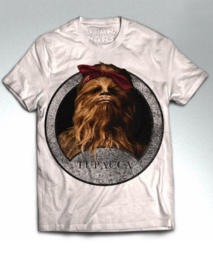 Star Wars Chewbacca Tupac Shakur rock T-shirt Size L, XL New