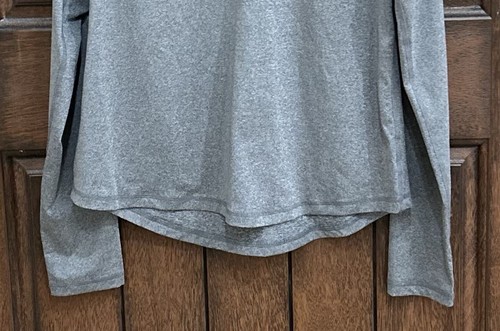 TEK GEAR Women's Top Pullover Long Sleeve Size Small Stretch Gray Workout EUC - Picture 3 of 7