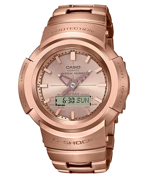 CASIO G-SHOCK AWM-500GD-4A フルメタル ゴールド 美品 CASIO G-Shock AWM-500GD-4A Classic1989 Analog Digital Full Metal