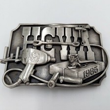 Hesston Belt Buckle Vintage 1985 Hesston Assembler Packager Limited Edition