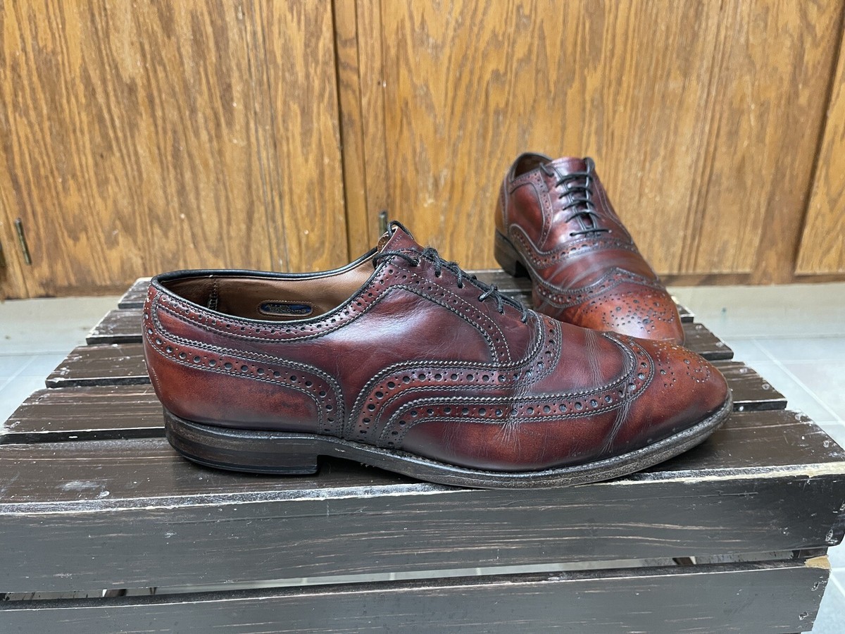 Allen Edmonds McAllister in Chili. Beautiful craftsmanship. Detailed brogue. McAllister Wingtip Oxford Dress Shoe | Men main image 3