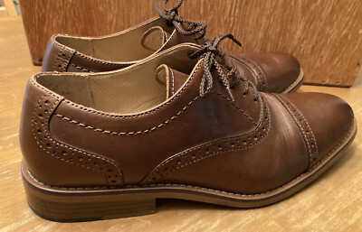 G.H. Bass & Co. Waterproof Brown Leather Cap Toe Oxford Dress Shoes Size 8.5 GH Bass & Co Brown Mens SZ 8.5M Oxford Dress Shoes Leather  main image 2