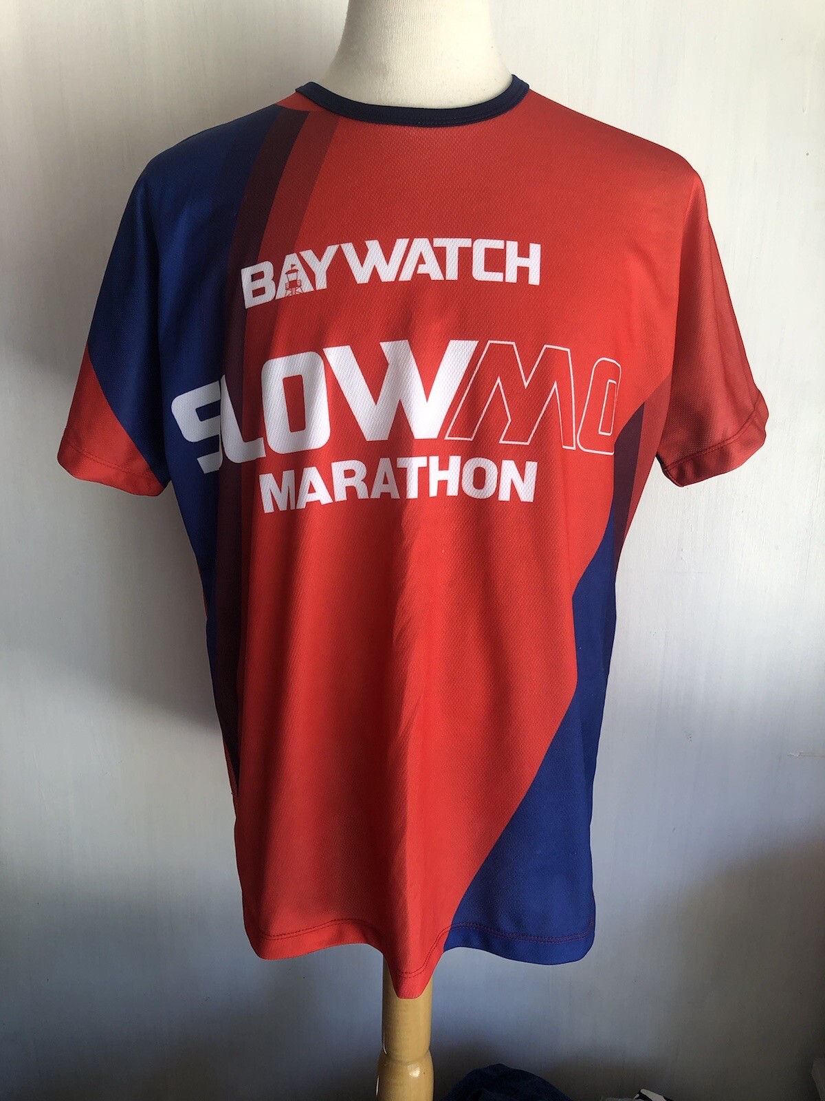 BAYWATCH (2017) Official "The SlowMo Marathon" Running Jersey TShirt
