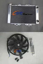 Aluminum Radiator+FAN For Kawasaki KFX450 KFX450R 2008-2012 2009 2010 2011