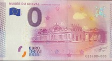 Ticket 0 Euro Horse Museum Chantilly France 2015-1 Number 4000