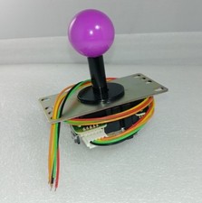 Japan Sanwa Joystick Violet JLF-TP-8YT-SK  GT-Y  Harness Video Arcade Parts