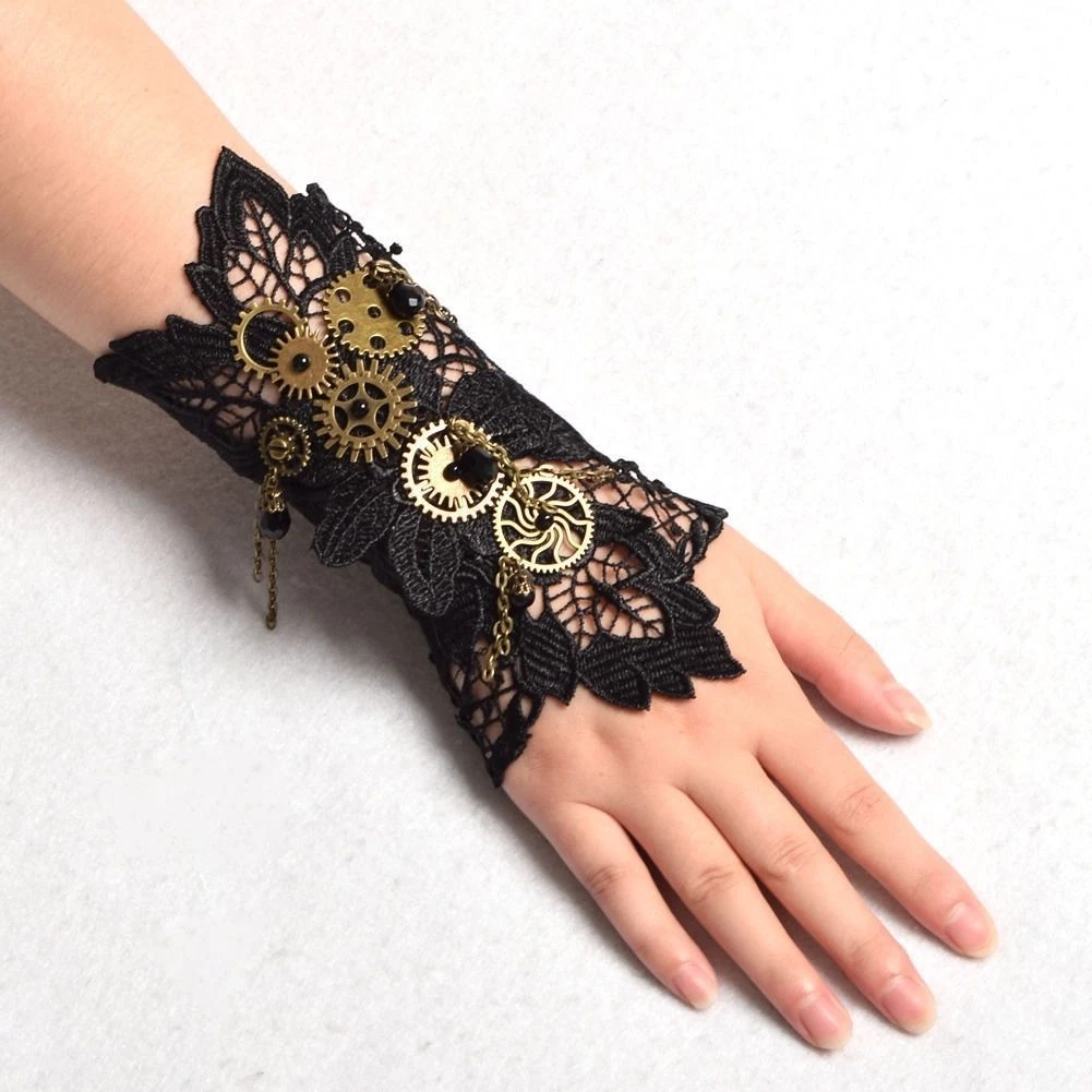 Lace wrist best sale cuff