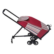330 LBS Portable Stair Climbing Cart Hand Truck With 10 Directional Wheels