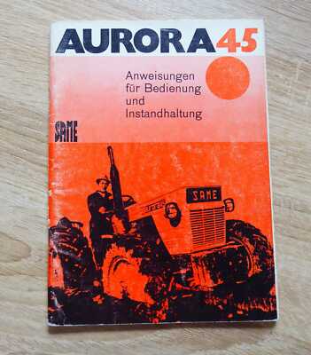 Same Schlepper Aurora 45 Betriebsanleitung