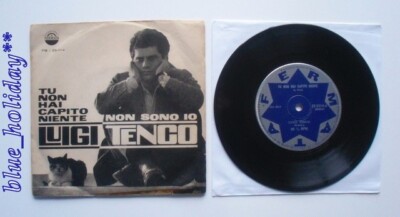 **LUIGI TENCO - TU NON HAI CAPITO NIENTE/ NON SONO IO - 7'' BRASILE FERMATA