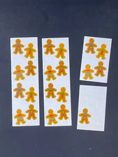 Mrs. Grossman's Holiday Gingerbread Mini Sticker Lot 11 Mods Sheets Vintage 1993