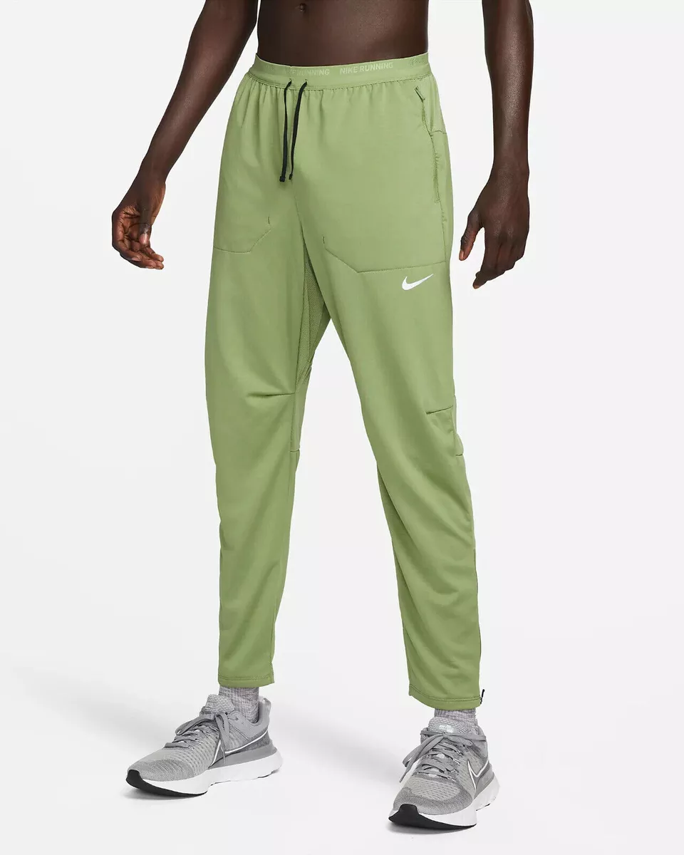 Nike Phenom Elite Knit Running Pants Size 3XL Alligator Green DQ4740 334 New