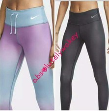 Nike Epic Lux Damen Mid-Rise TIGHT FIT Wendbare Lauftraining 7/8 Leggings