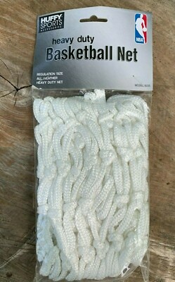 HUFFY SPORTS White Heavy Duty Basketball Net NBA Regulation Size Model 8235 NEW