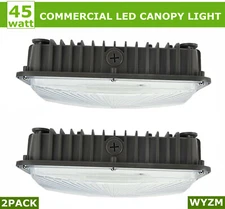 USA 45W/70W Canopy Led Gas Station ,Outdoor 110-277v Carport Ceiling Light 5500K