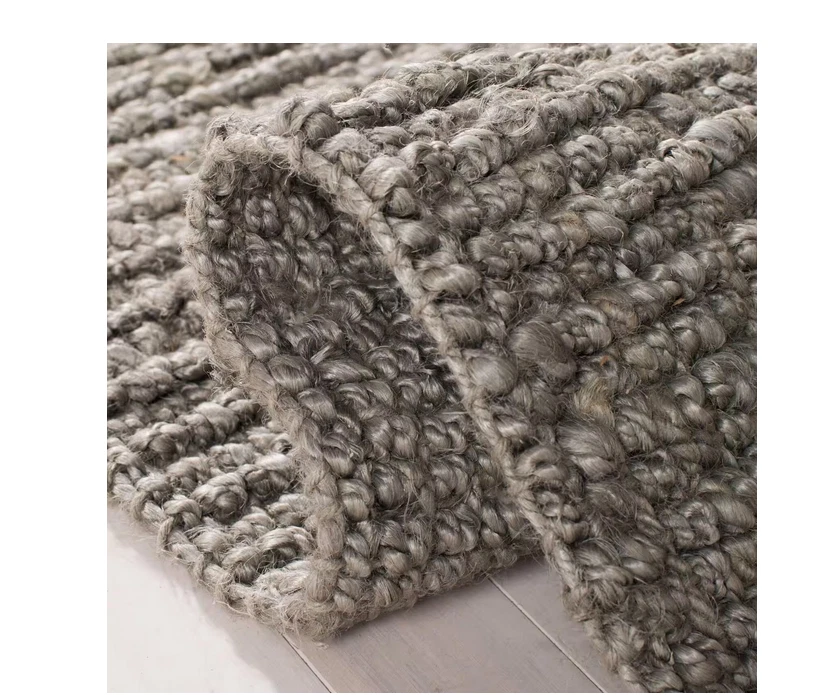 SAFAVIEH Natural Fiber Light Gray 2.6''ft. x 14 ft. Solid Runner Rug - Image 4 of 4