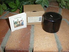 Longaberger Pint Size Pillar Candle Flower Garden Scent NEW in Box  SET OF 4