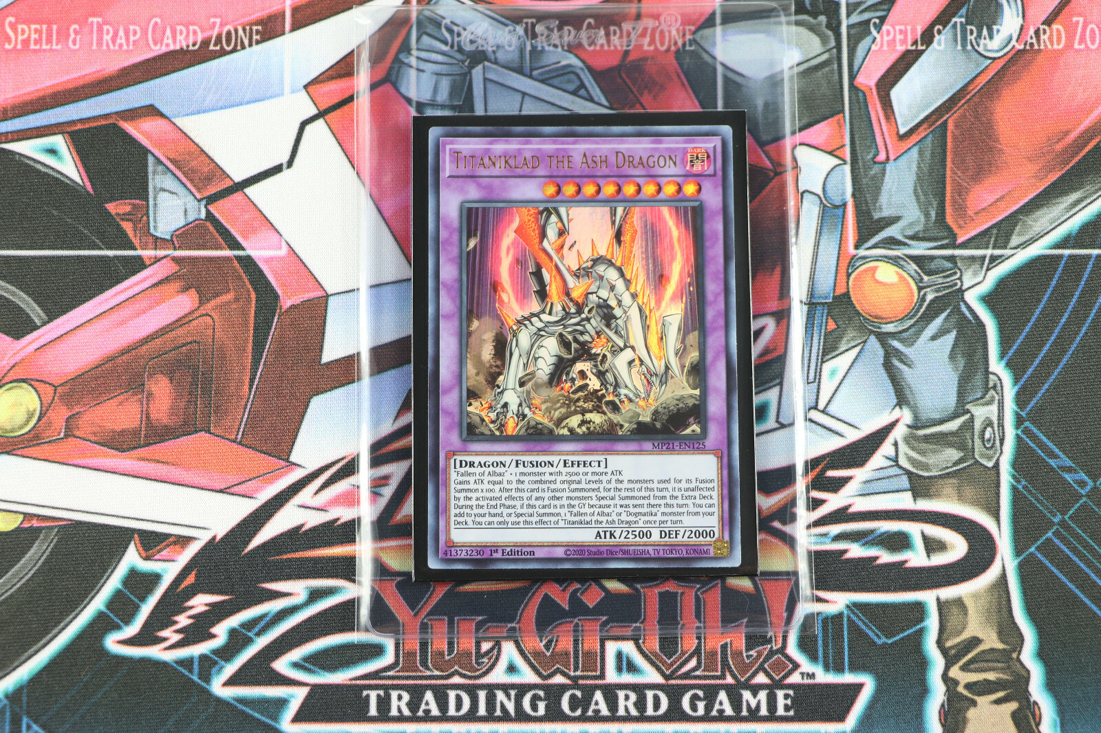 Carta Yu-Gi-Oh! Titaniklad The Ash Dragon - MP21-EN125 Ultra Rare 1ª Edición