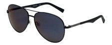 Timberland TB9109 02D Matte Black Aviator Blue 59-13-140mm Polarized Sunglasses