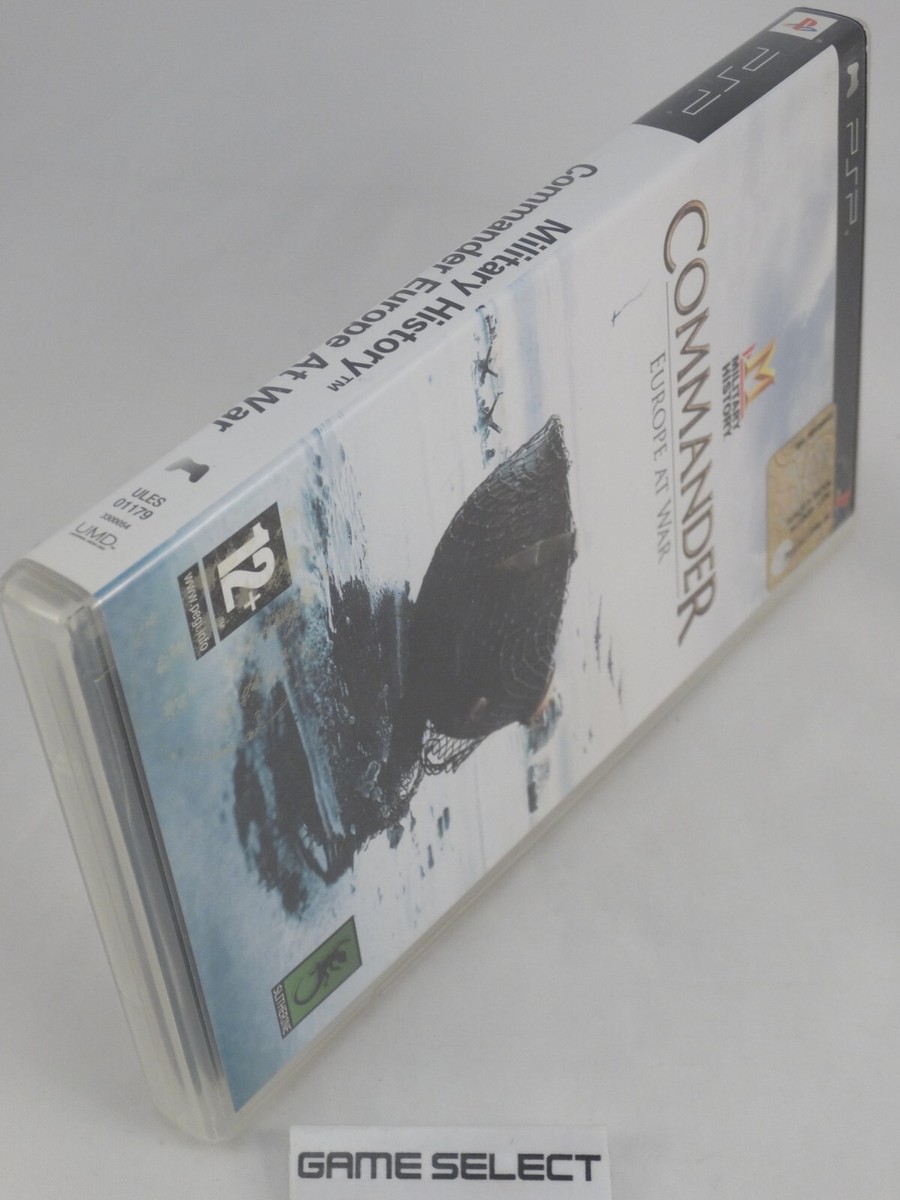 Jeu PSP Commander - Europe At War - Version PAL - Bon État Avec Boîtier