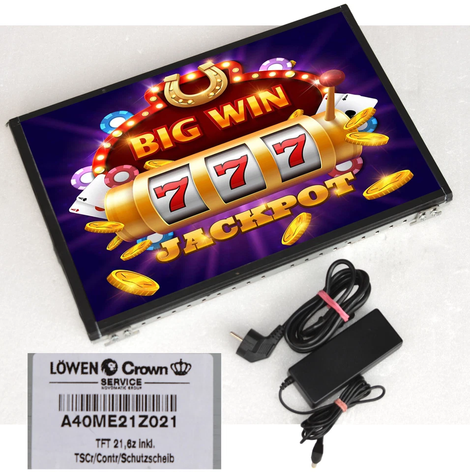 55,8cm 22" OPEN FRAME TOUCHSCREEN MONITOR DISPLAY 1680x1050 16:10 WINDOWS 10 11 - Bild 3 von 4