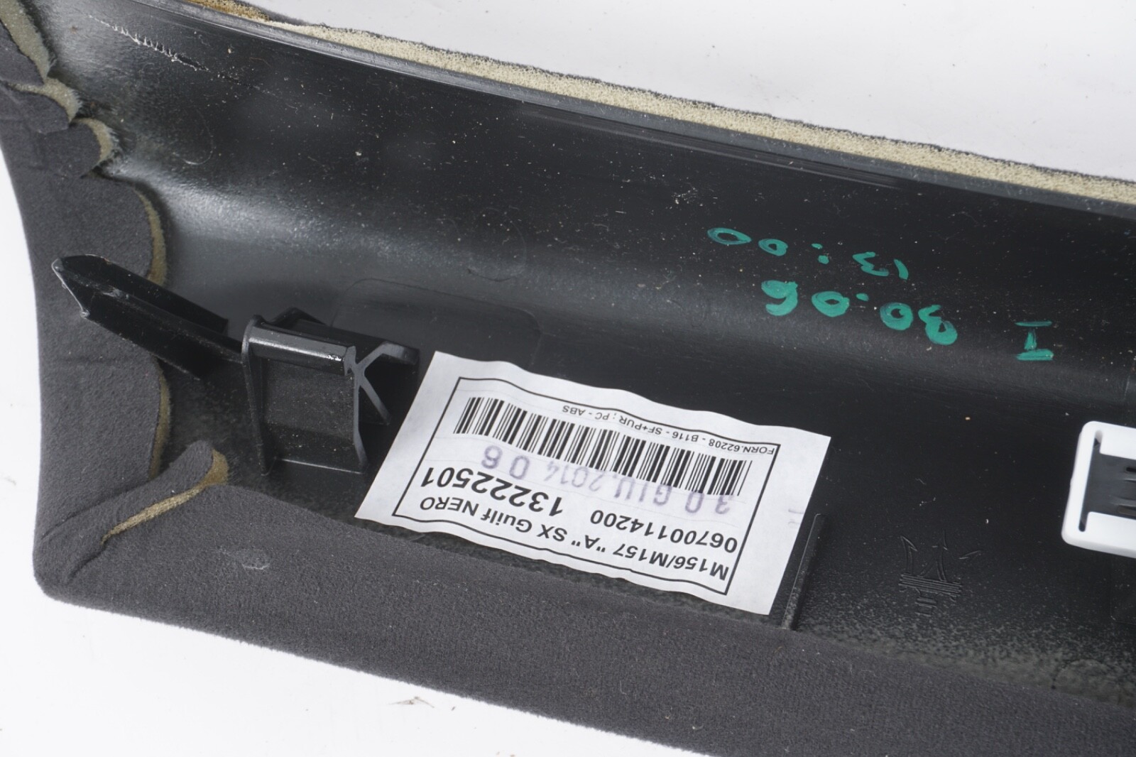 14-17 Maserati Ghibli Front Left Right Side A Pillar Trim Cover Panel Black OEM