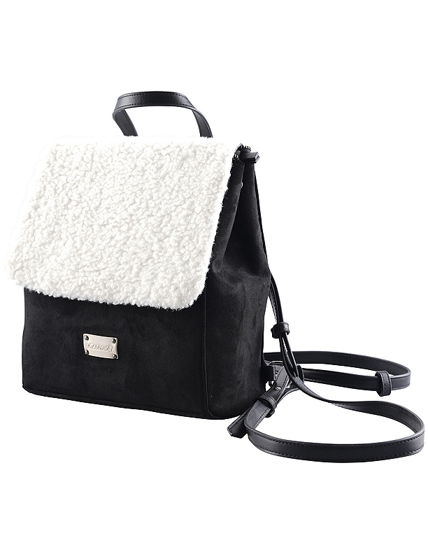 bearpaw mini backpack Rave Bear Paw allowing you to quickly stash items like jackets or gear Bearpaw Fleece-Trimmed Mini Flap Backpack,