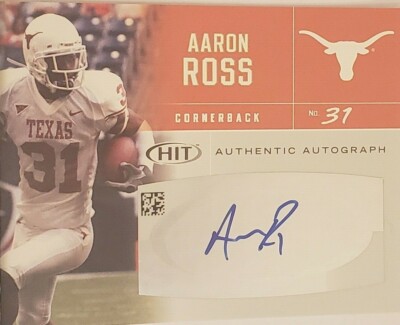 2007 SAGE HIT AARON ROSS ROOKIE AUTOGRAPH #A31 | eBay
