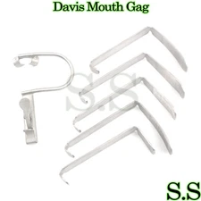 Davis Mouth Gag Without Pipe Surgical Dental Anesthesia Instruments