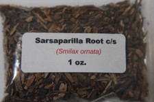 1 oz. Sarsaparilla Root c/s Smilax ornata 