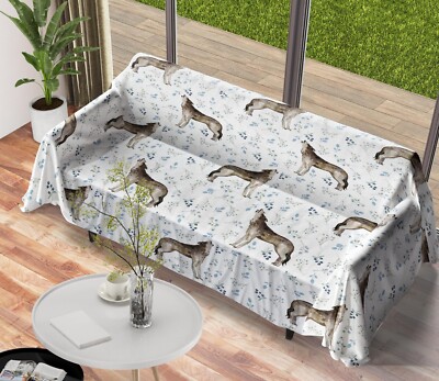 3D Wolf G216 Sofa Cover High Stretch Lounge Protector Couch Cover Uta Naumann