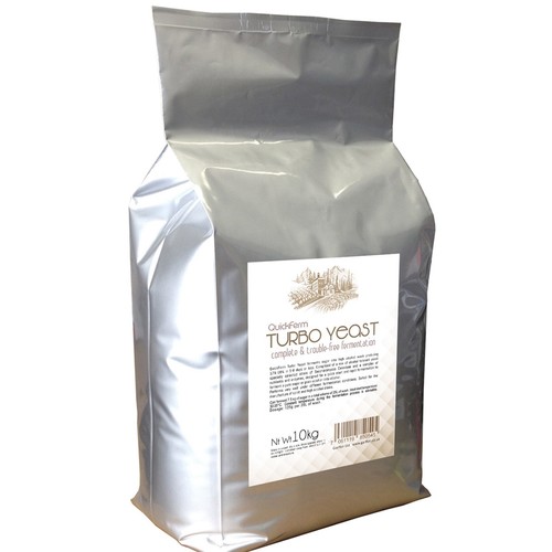 Turbo Hefe QuickFerm 10 kg Heimalkohol Destillieren und industrielle Fermentation