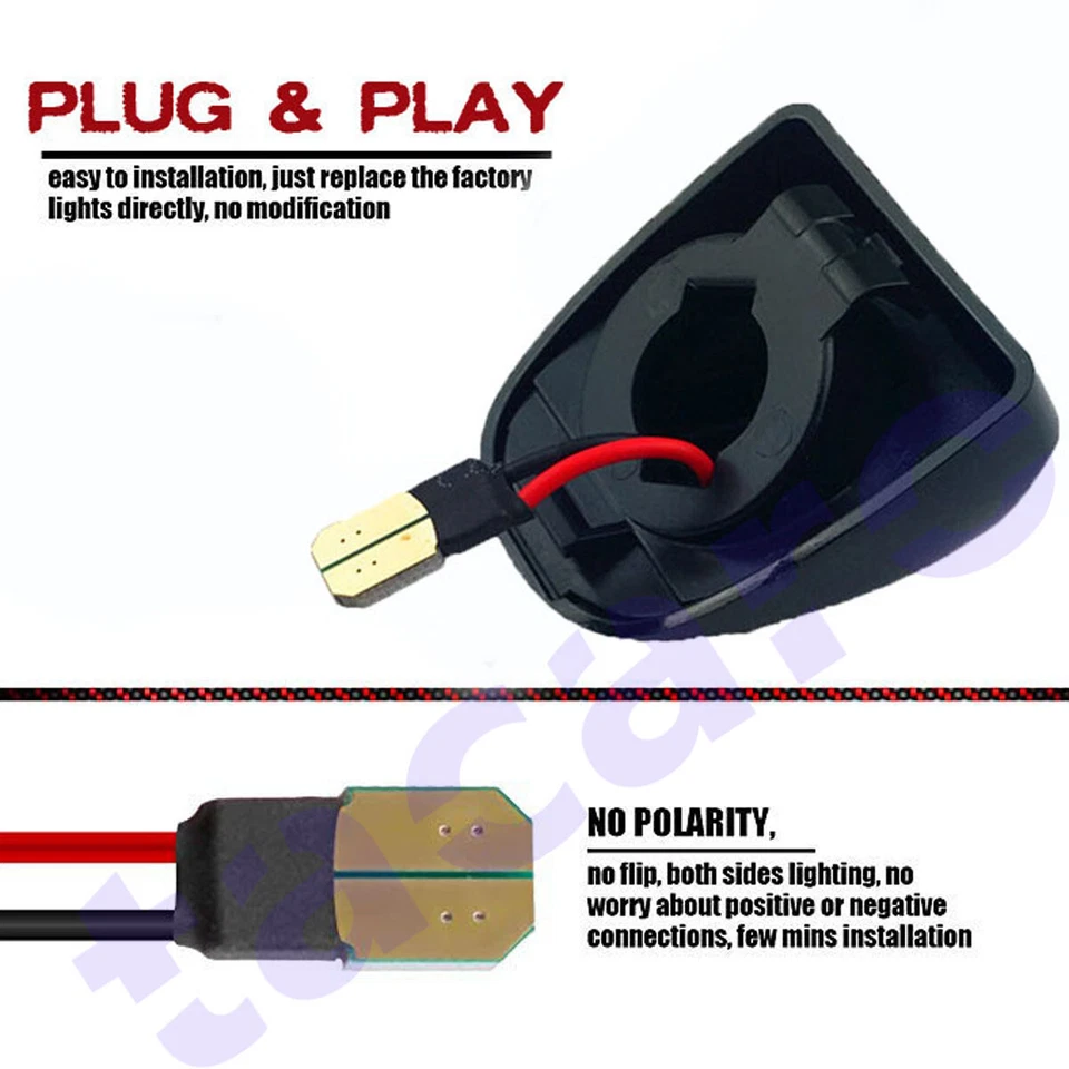 Kit de luces de matrícula de 2 piezas para camioneta Chevy GMC 99-14 Silverado Sierra Foto 2 de 4