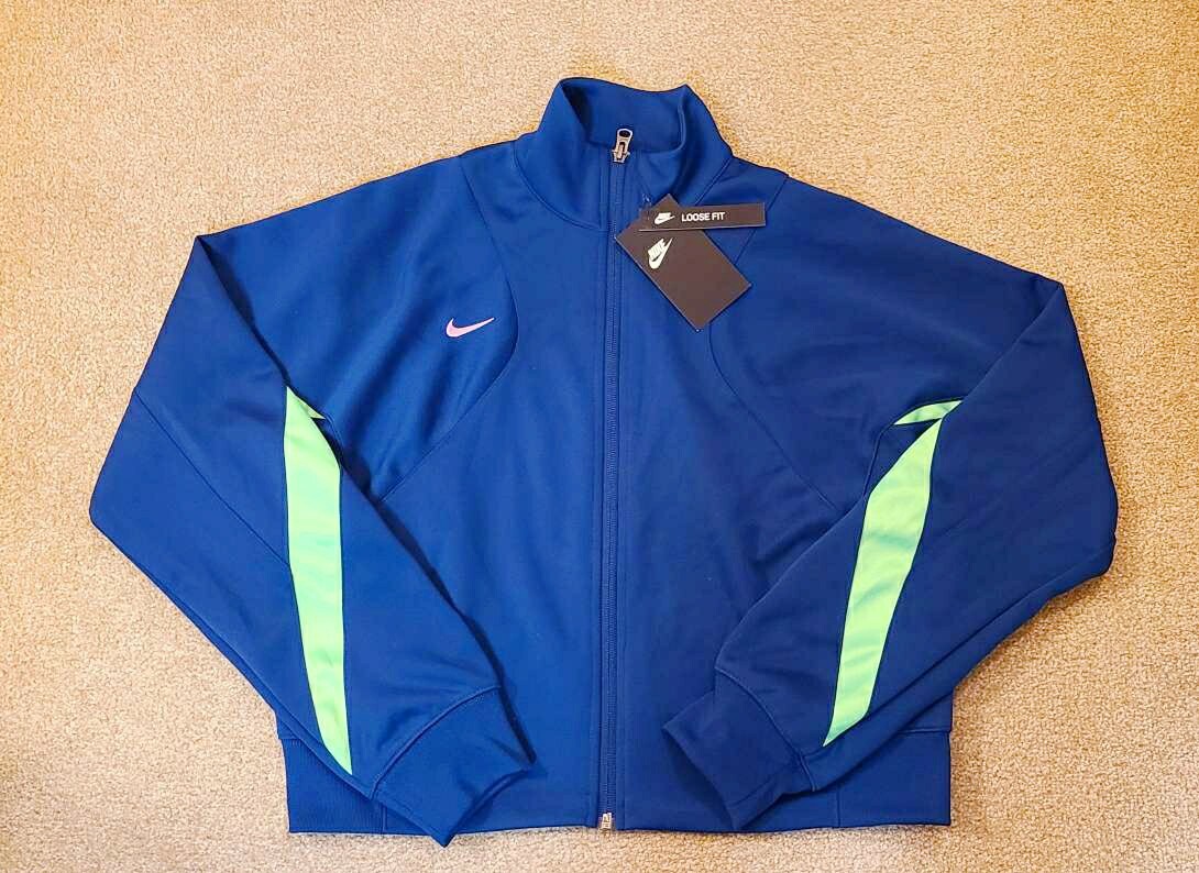 Nike Size S $90 Women's Sportswear Loose Fit Full-Zip Crop Jacket SOLD OUT Style