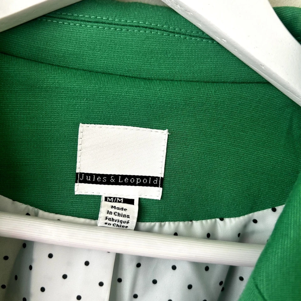Jules & Leopold Blazer Size M Kelly Green Jacket Suit Coat Career Workwear - Image 4 of 4
