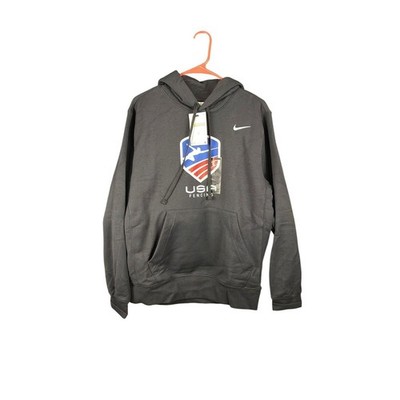 Nike Hoodie Black USA Fencing Graphic Pullover Mens Small Sportswear