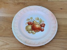 Royal Worcester - Palissy Crown Ware - Embossed Decorative Fruit Plate