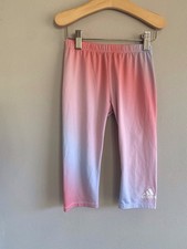 Adidas Girl  s Pastel Ombr  Leggings size 6 Soft Lightweight