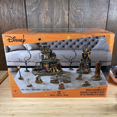 Disney (1598494) 12-Piece Halloween Village Set for sale online | eBay