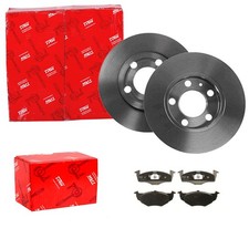 TRW BREMSSCHEIBEN 239mm + BELÄGE VORNE passend für VW FOX 5Z Bj. 2005 - 2011